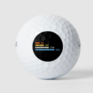 Laufstrecken II - 5K 10K 21K 42K Marathoner Golfball
