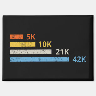 Laufstrecken II - 5K 10K 21K 42K Marathoner Magnet