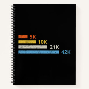 Laufstrecken II - 5K 10K 21K 42K Marathoner Notizbuch