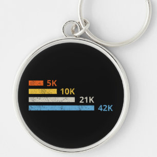 Laufstrecken II - 5K 10K 21K 42K Marathoner Schlüsselanhänger