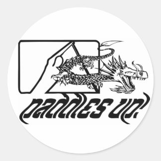 LÄUFT AUF! RUNDER AUFKLEBER