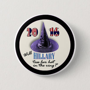 Läuft Hillary im Jahre 2016? Button