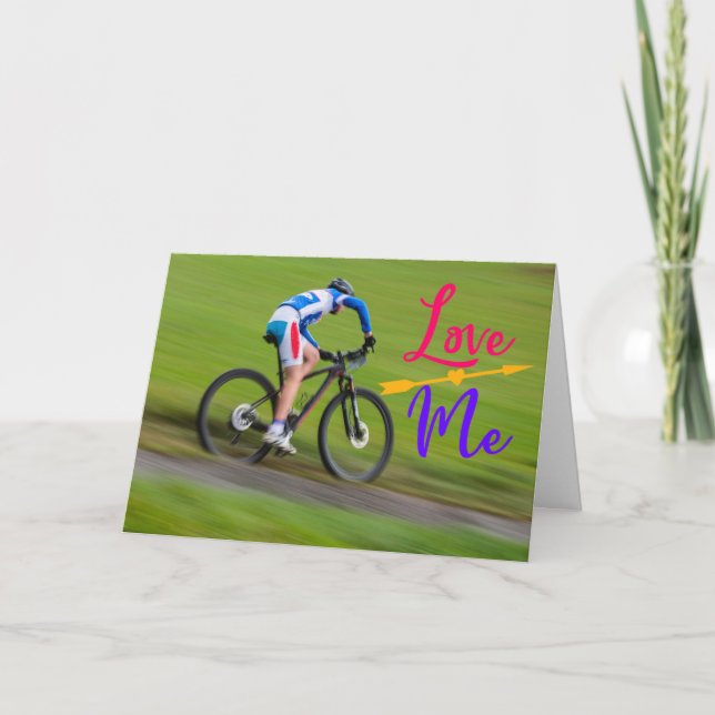 Läuft von der Liebe Romance Card Karte (Vorderseite)