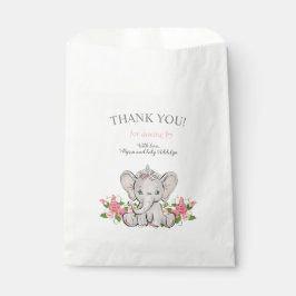 Laufwerk durch Elephant Baby Girl Dusche Geschenktütchen
