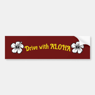 Laufwerk mit ALOHA Autoaufkleber