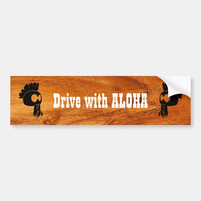 Laufwerk mit ALOHA Autoaufkleber (Vorne)