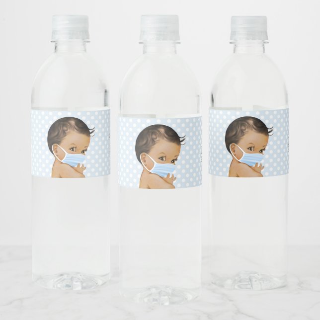 Laufwerk mit Babydusche Ethnic Baby Boy mit Maske (Flaschen)