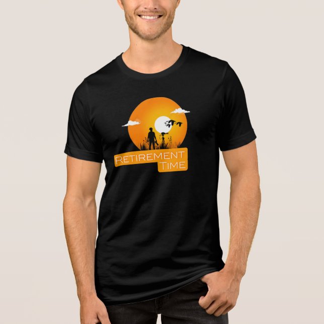 Laufzeit Tri-Blend Shirt (Vorderseite)