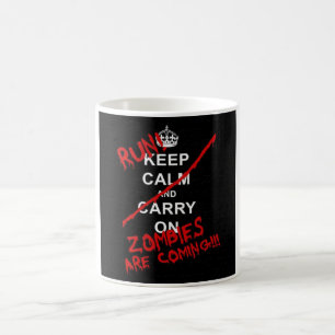 Laufzombie kommen kaffeetasse