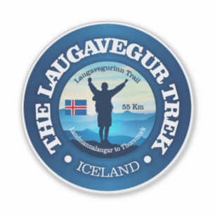 Laugavegur Trek (Wandern) Aufkleber