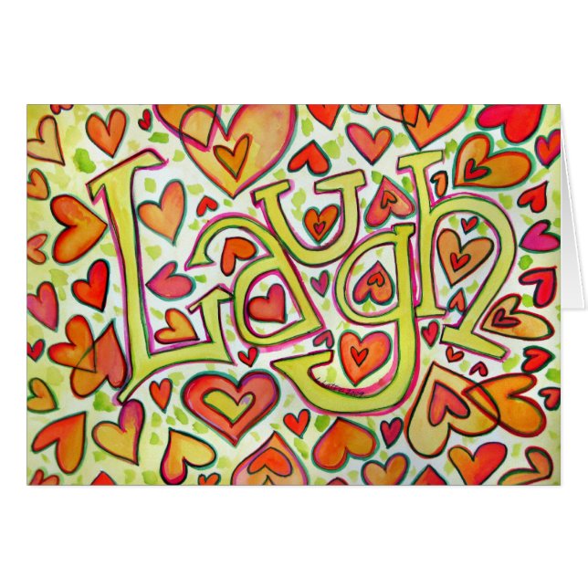 Laugh Card (Vorderseite (Horizontal))