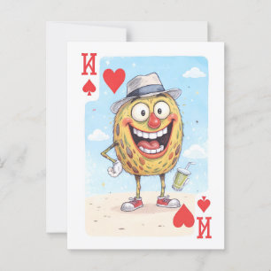 Laugh Deck Postkarte