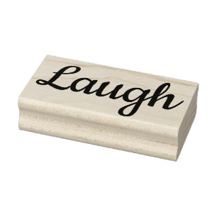 Laugh Gummistempel