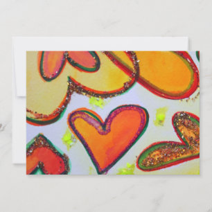 Laugh Hearts Garden Invitations personnalisées ou 
