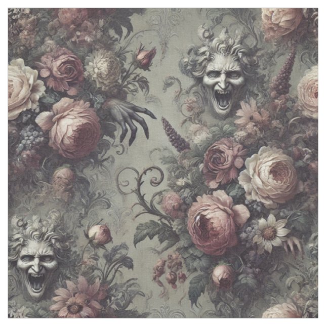 Laugh Lines - Gothic Statement Tile Stoff (Muster)