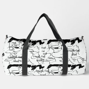 Laugh Out Loud Basketball Football Soccer Duffle Bag
