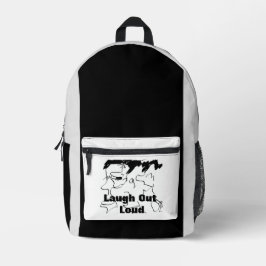 Laugh Out Loud Funny Bedruckter Rucksack