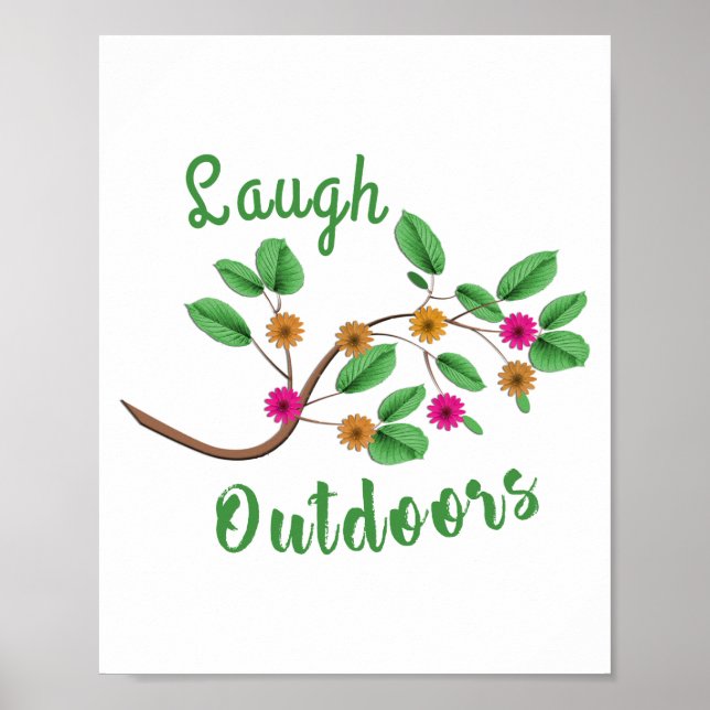 Laugh Outdoor Poster (Vorne)