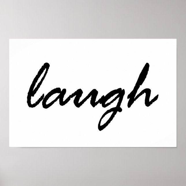 Laugh Poster (Vorne)