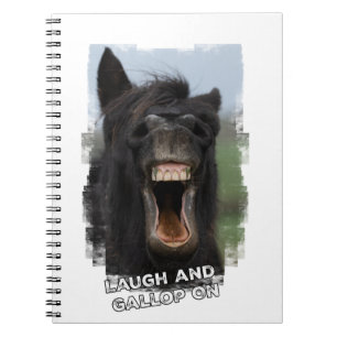 Laugh und Gallop On Notizblock