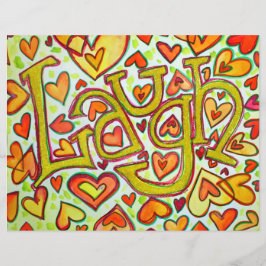 Laugh Word Flyer und Ralph Waldo Emerson Erfolg