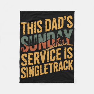 Laughing At Every Climb Mountain Biking Dad  Fleecedecke