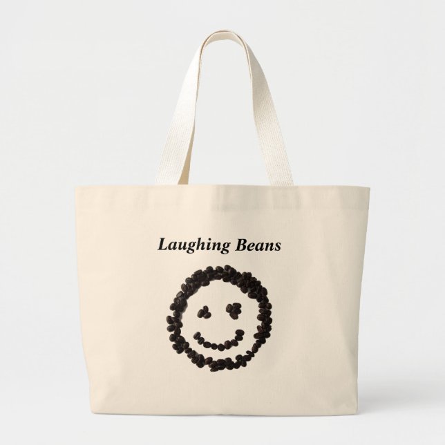 Laughing Beans　トートバッグ Jumbo Stoffbeutel (Vorne)