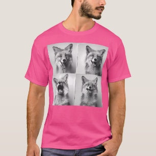 Laughing Fox Face Quirky Liebe Füchse Funny Fox Li T-Shirt