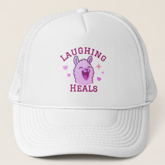 Laughing Heals Llama Trucker Hat Truckerkappe