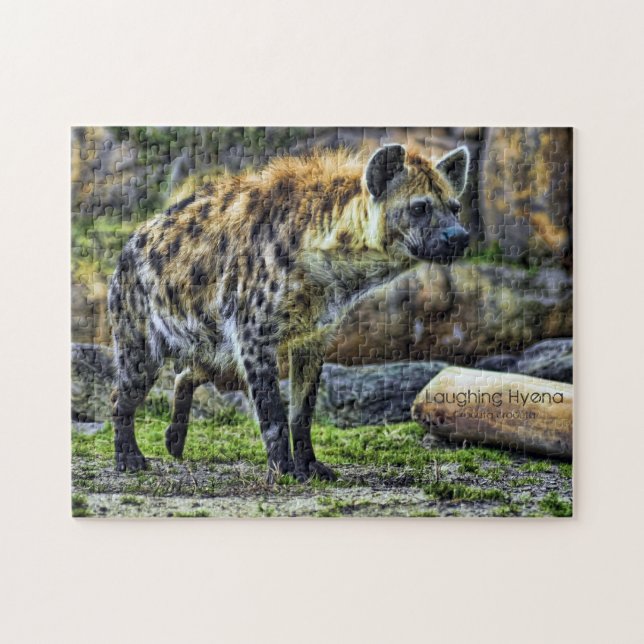 Laughing hyena [Jigsaw puzzle: 252P] (Horizontal)