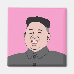 Laughing Kim Jong-un Magnet