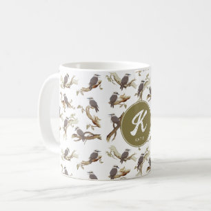Laughing Kookaburra Australian Eucalyptus Monogram Kaffeetasse