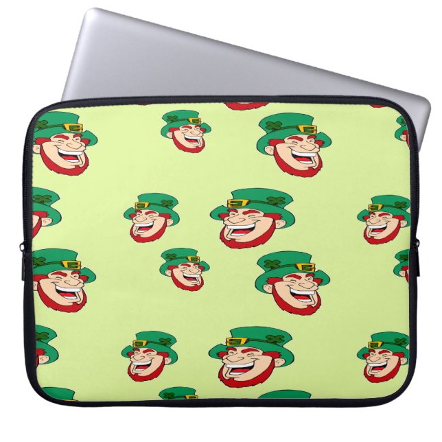 Laughing LKobolde auf hellgrün Laptopschutzhülle (Vorderseite)