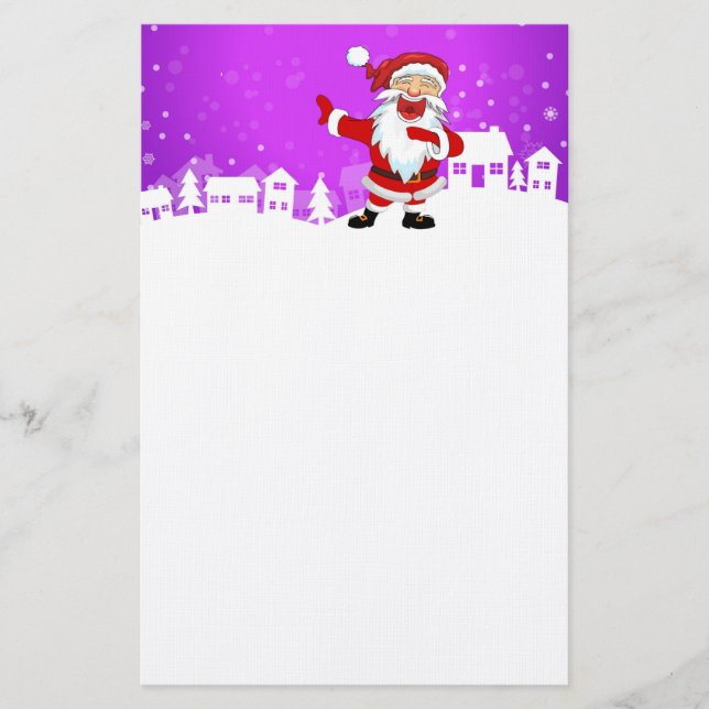 Laughing Santa Briefpapier (Vorderseite)