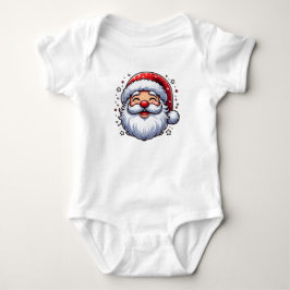 Laughing Santa Clause Baby Strampler