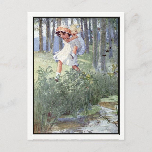 Laughing Song von Honor C. Appleton Postkarte (Vorderseite)