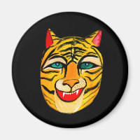 Laughing Tiger Watercolor CUSTOMIZE IT Magnet