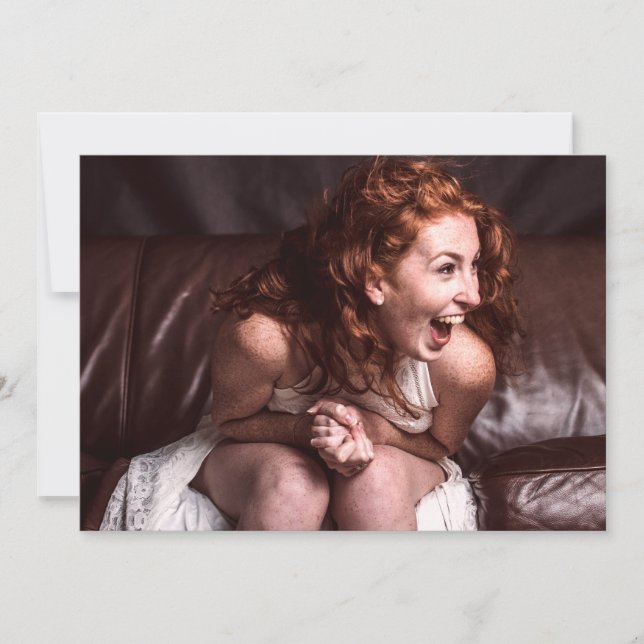 Laughing Young Actress (Vorderseite)