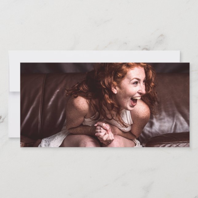 Laughing Young Actress (Vorderseite)