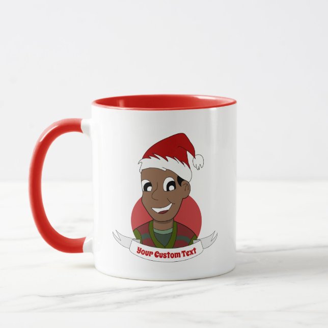 Laughman Weihnachts-Cartoon-Tasse Tasse (Links)