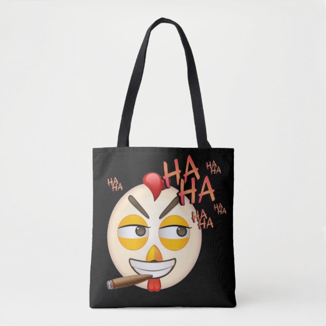 Laughter Emoji T-Shirt Tasche (Vorderseite)