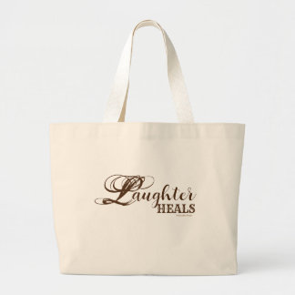 Laughter Heals Tote Bag Jumbo Stoffbeutel