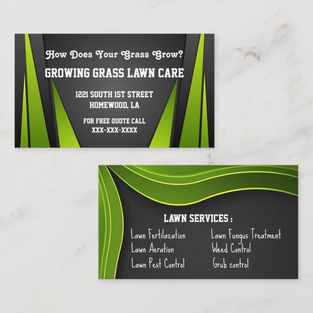 Launch Care #2 Business Card Visitenkarte (Vorne/Hinten)