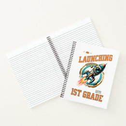 Launching into 1st Grade -Back to School  Notizbuch