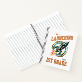 Launching into 1st Grade -Back to School  Notizbuch