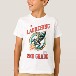 Launching into 2nd Grade -Back to School  T-Shirt