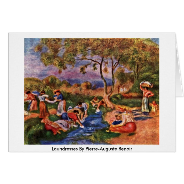 Laundresses durch Pierre-Auguste Renoir (Vorderseite (Horizontal))