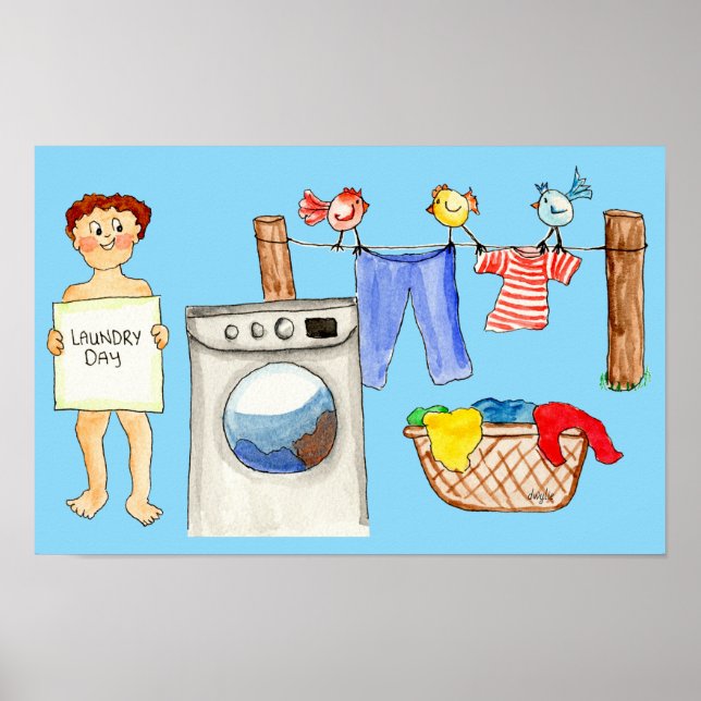 Laundry Day Poster (Vorne)