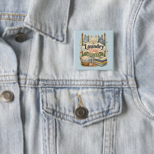 Laundry Day Society Cottagecore Blumen Button