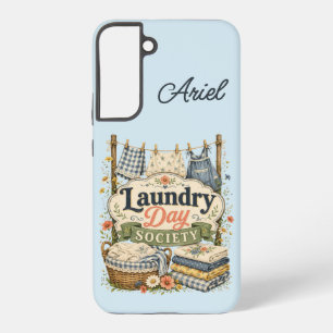 Laundry Day Society Cottagecore Blumen Samsung Galaxy Hülle